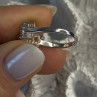 Floral 925 Sterling Silver Tanzanite Ring Size 7