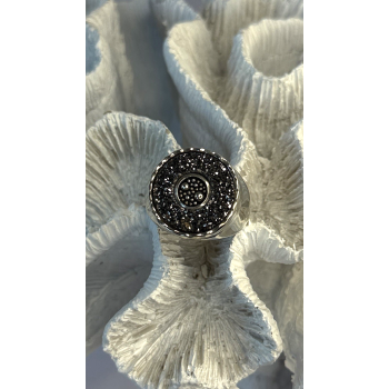 925 Sterling Silver Swirl Handcrafted Fork Ring Adjustable