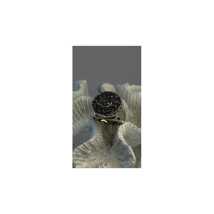 925 Sterling Silver Swirl Handcrafted Fork Ring Adjustable