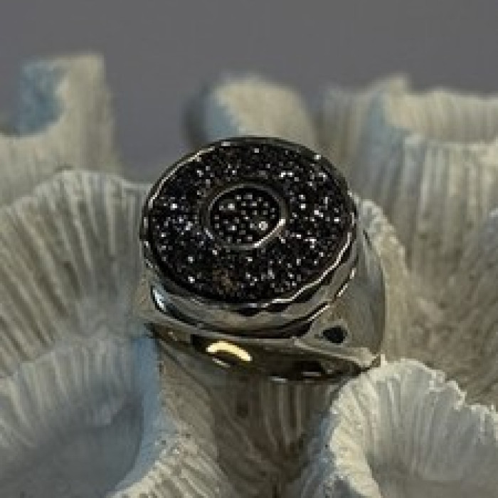 925 Sterling Silver Swirl Handcrafted Fork Ring Adjustable