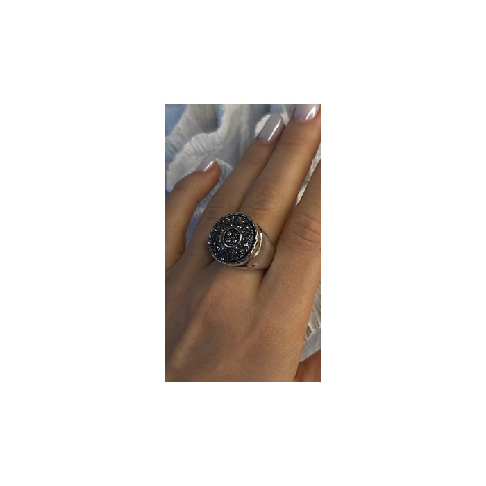 925 Sterling Silver Swirl Handcrafted Fork Ring Adjustable