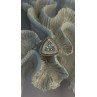 Unisex 925 Sterling Silver Trillion-Cut Simulated Diamond Cz Stones Ring Size 10