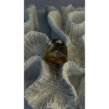 925 Sterling Silver Blue & White Diamonds Ring Size 7