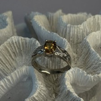 925 Sterling Silver Mystic Sunrise Topaz Ring Size 11.5