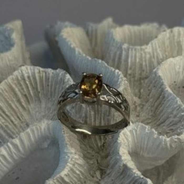 925 Sterling Silver Mystic Sunrise Topaz Ring Size 11.5
