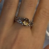 925 Sterling Silver Mystic Sunrise Topaz Ring Size 11.5