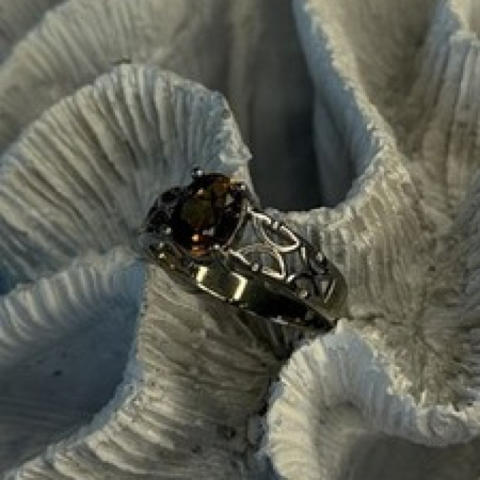 925 Sterling Silver Mystic Sunrise Topaz Ring Size 11.5