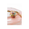 10K YELLOW GOLD AMETHYST, GARNET, TOPAZ, PERIDOT & DIAMOND RING SIZE 6.25