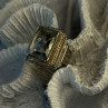 Vintage Style 925 Sterling Silver Quartz Stone Ring Size 6