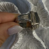 Vintage Style 925 Sterling Silver Quartz Stone Ring Size 6