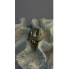 Vintage Style 925 Sterling Silver Quartz Stone Ring Size 6