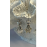 Dangle 925 Sterling Silver Cat Earrings Head allows for movement