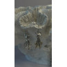 Dangle 925 Sterling Silver Cat Earrings Head allows for movement