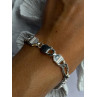 Mens 925 Sterling Silver Bracelet Length 9