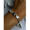 Mens 925 Sterling Silver Bracelet Length 9
