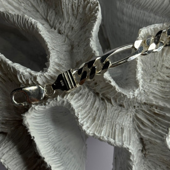 Mens 925 Sterling Silver Bracelet Length 9