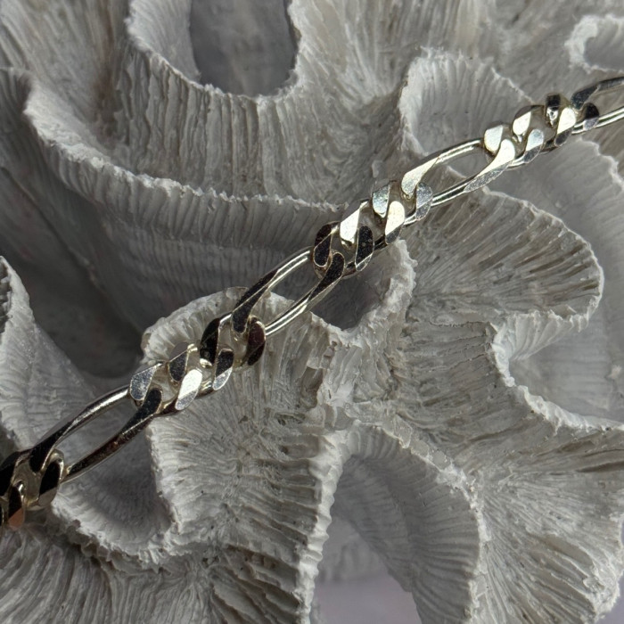 Mens 925 Sterling Silver Bracelet Length 9