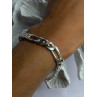 Mens 925 Sterling Silver Bracelet Length 9