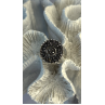 Michael Dawkins Starry Night 925 Sterling Silver Black Druzy Quartz Ring Size 9
