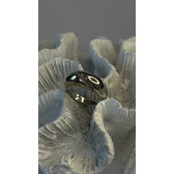 Vintage 925 Sterling Silver & 10K yellow Gold Rope Twist Ring Size 8.5