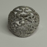 Elegant 925 Sterling Silver Diamonds Ring Size 9