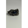 Handcrafted 925 Sterling Silver Blue Pietersite Stone Ring Size 9