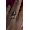 Navajo 925 Sterling Silver Pink Abalone Ring Size 8