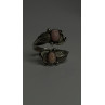 Navajo 925 Sterling Silver Pink Abalone Ring Size 8