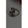 Navajo 925 Sterling Silver Pink Abalone Ring Size 8