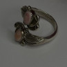 Navajo 925 Sterling Silver Pink Abalone Ring Size 8