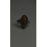 Vintage 925 Sterling Silver Moss Agate Ring Size 4.5