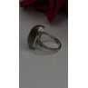Vintage 925 Sterling Silver Moss Agate Ring Size 4.5