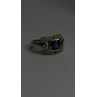 925 Sterling Silver Amethyst & Beryl Ring Size 9