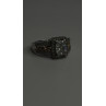 Verragio 925 Sterling Silver & Gold Plated Part Cz Ring Size 8