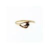10K YELLOW GOLD SAPPHIRE & DIAMOND RING SIZE 7