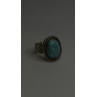Adjustable Vintage 925 Sterling Silver Blue Turquoise Ring