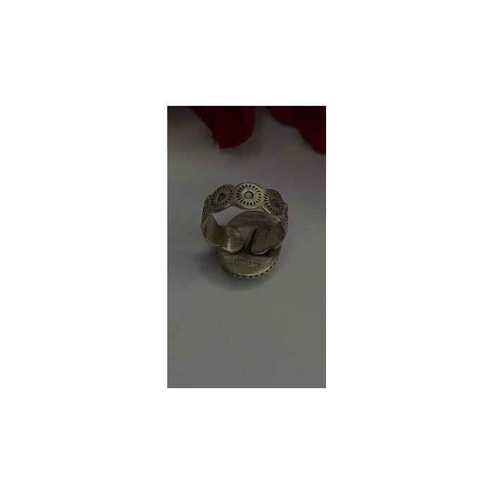 Adjustable Vintage 925 Sterling Silver Blue Turquoise Ring