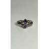 Israel Vintage 925 Sterling Silver Aquamarine Ring Size 6