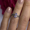 Israel Vintage 925 Sterling Silver Aquamarine Ring Size 6