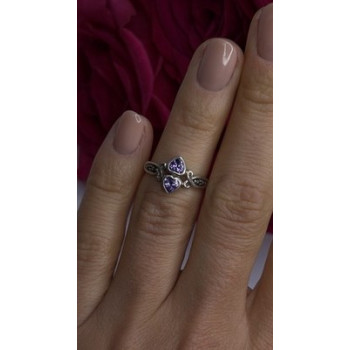 Israel Vintage 925 Sterling Silver Aquamarine Ring Size 6