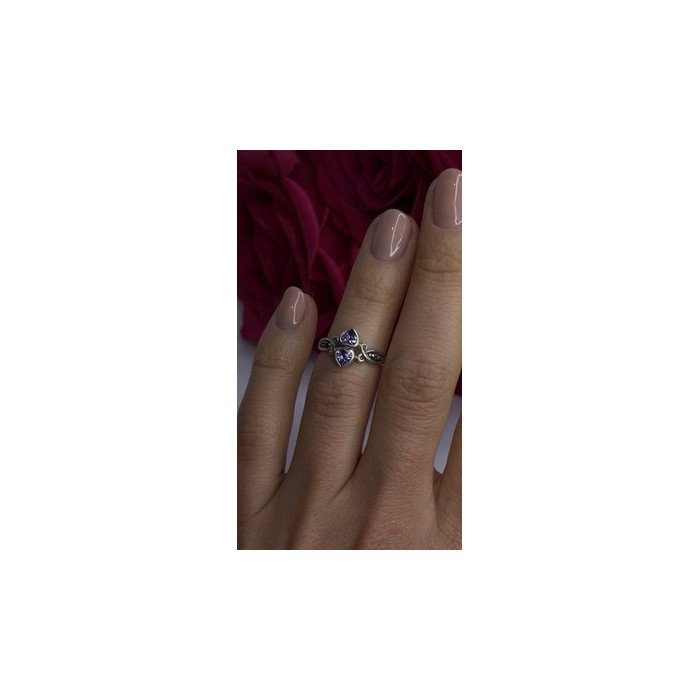 Israel Vintage 925 Sterling Silver Aquamarine Ring Size 6