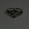 Israel Vintage 925 Sterling Silver Aquamarine Ring Size 6