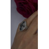 Elegant 925 Sterling Silver Spinel Stones Ring Size 8