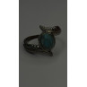 Vintage 925 Sterling Silver Blue Turquoise Ring Size 10