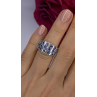 925 Sterling Silver Lavender Tanzanite Ring Size 6