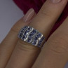 925 Sterling Silver Lavender Tanzanite Ring Size 6