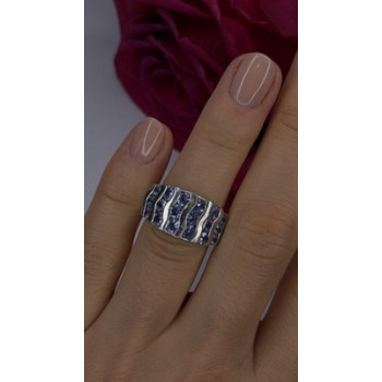 925 Sterling Silver Lavender Tanzanite Ring Size 6
