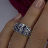 925 Sterling Silver Lavender Tanzanite Ring Size 6
