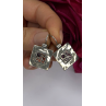 Vintage Israel Silpada 925 Sterling Silver Garnet Earrings