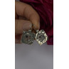 Vintage Israel Silpada 925 Sterling Silver Garnet Earrings